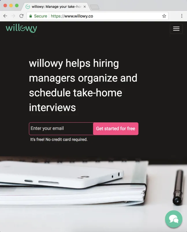 The Willowy homepage